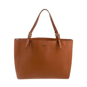 Brown Saffiano Leather Tory Burch Tote with dust bag